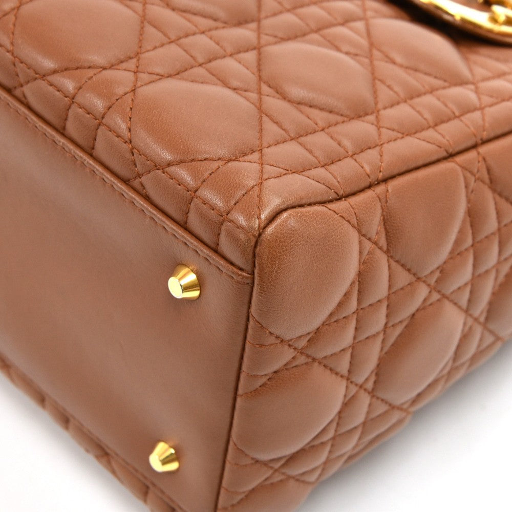 Lady Dior Cannage Quilt Leather Medium Bag