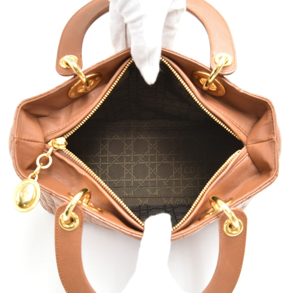 Lady Dior Cannage Quilt Leather Medium Bag