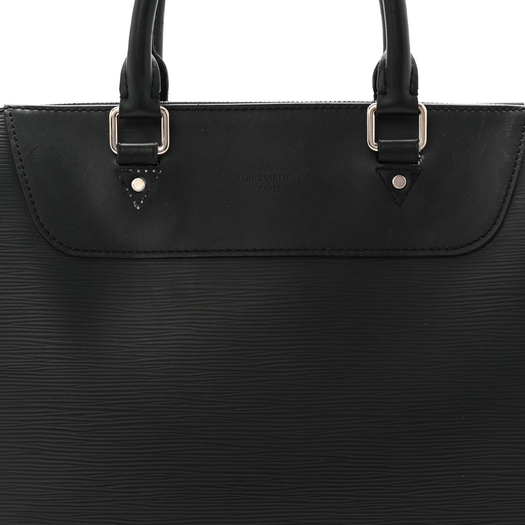 Louis Vuitton Epi Porte-Documents Jour Briefcase Black