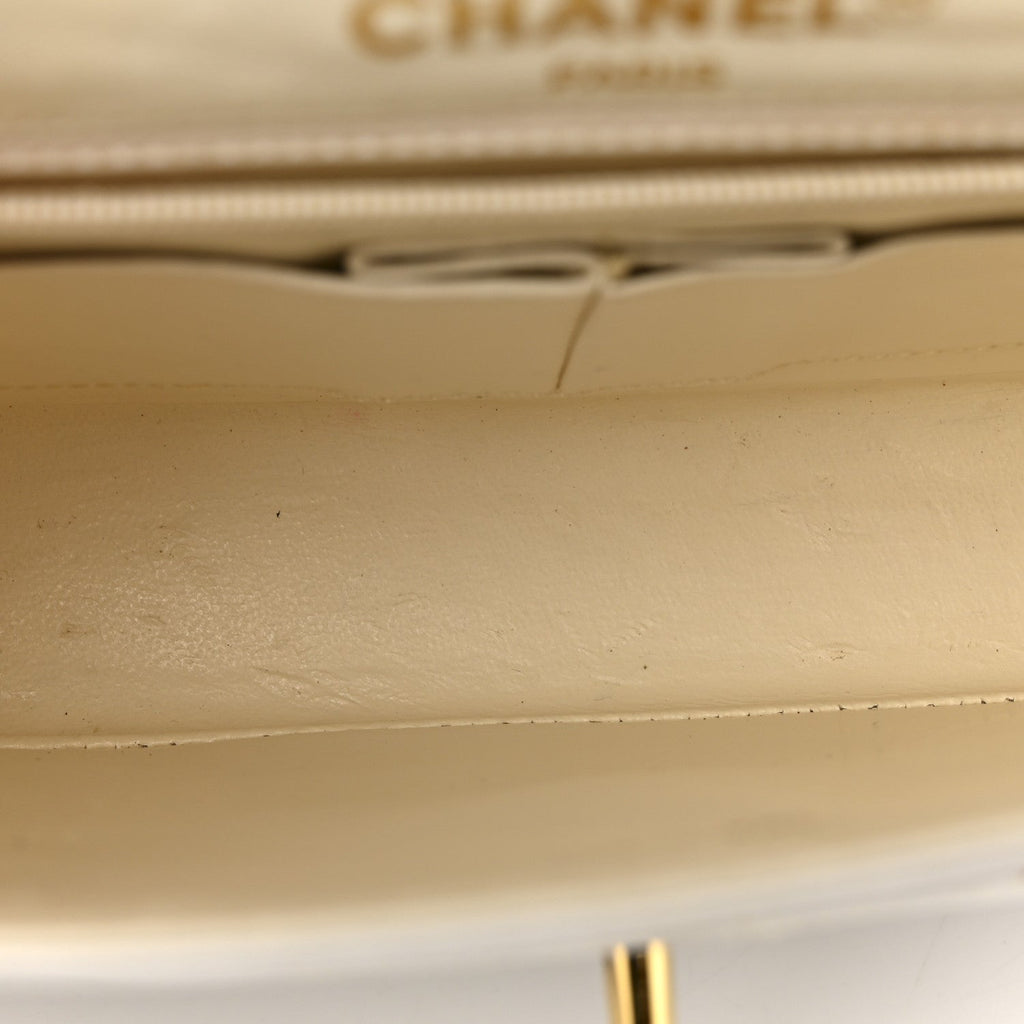 Chanel Lambskin Quilted Small Flap White