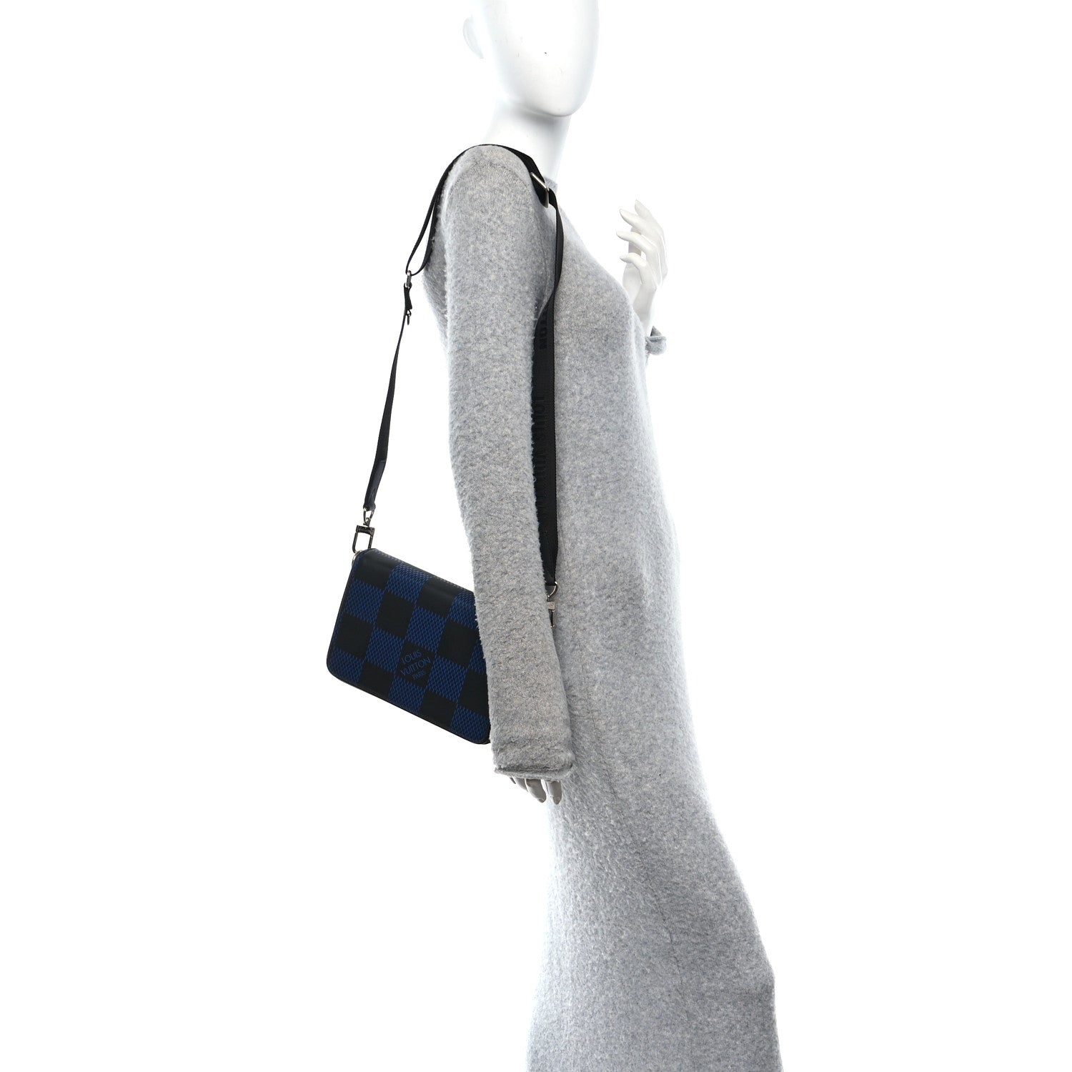 Chanel Tweed Quilted Medium Chanel 19 Flap Grey