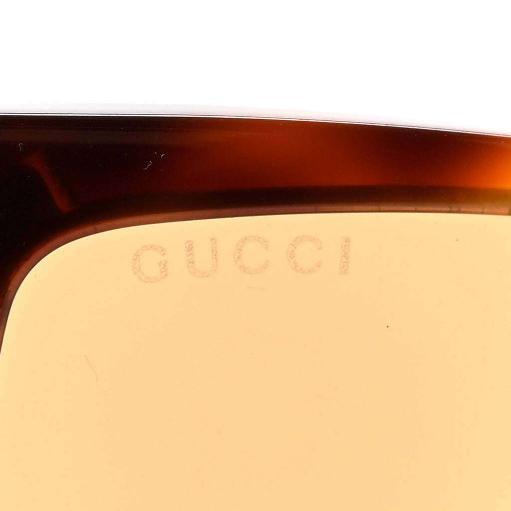 Gucci Squared Aviator GG Sunglasses GG0603S Tortoise
