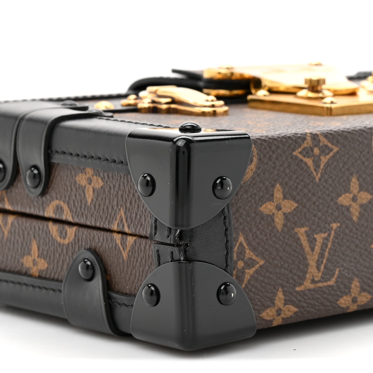 Louis Vuitton Monogram Petite Malle Black