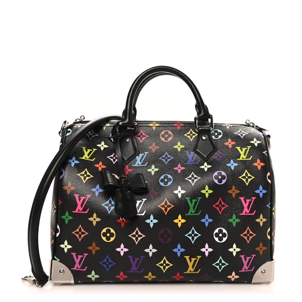 Louis Vuitton LV X TM Monogram Multicolor Speedy Soft 30 Black
