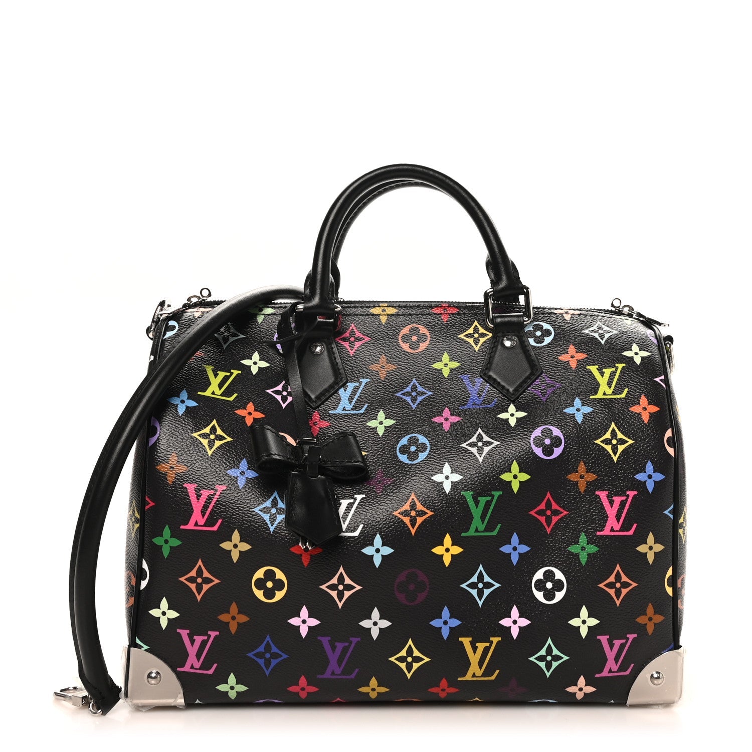 Louis Vuitton LV X TM Monogram Multicolor Speedy Soft 30 Black