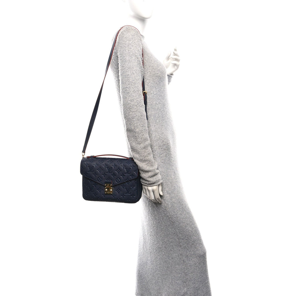 Louis Vuitton Empreinte Pochette Metis Marine Rouge