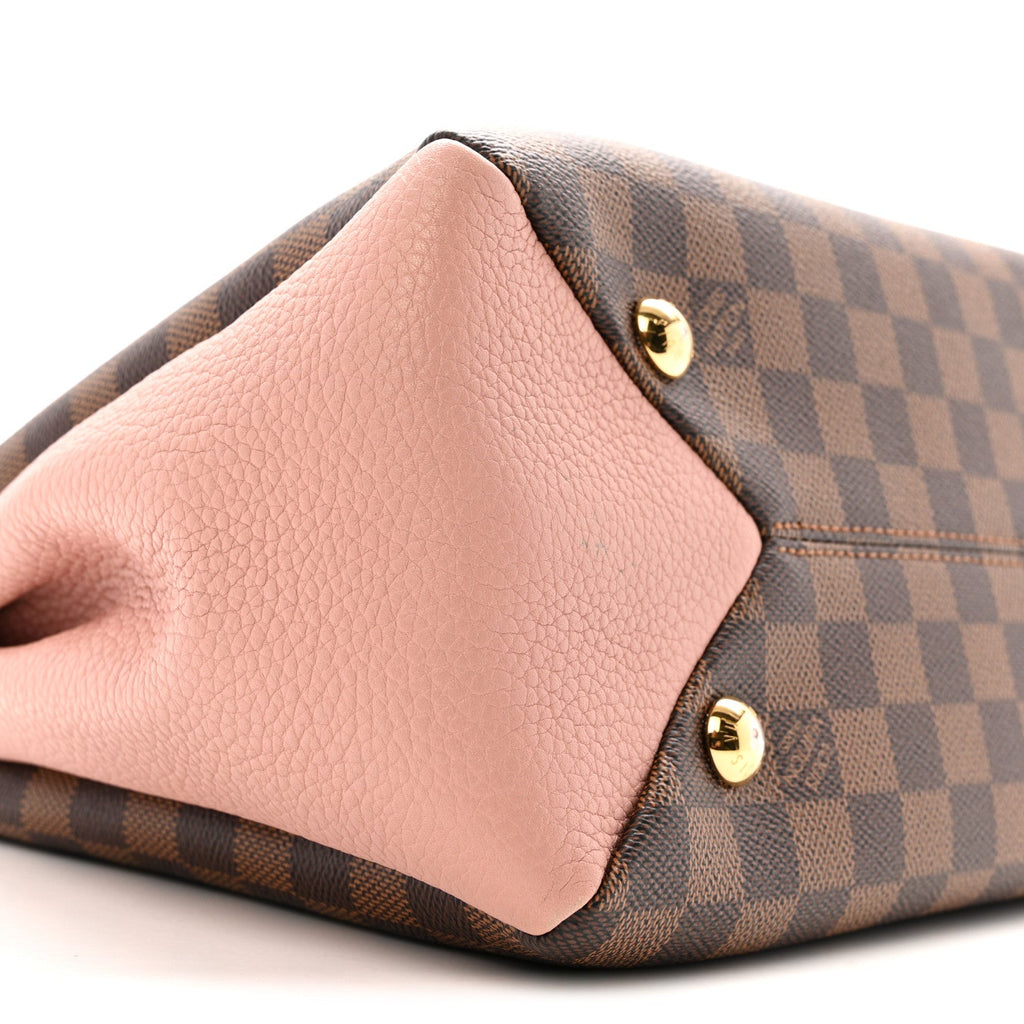 Louis Vuitton Damier Ebene Cuir Taurillon Brittany Magnolia