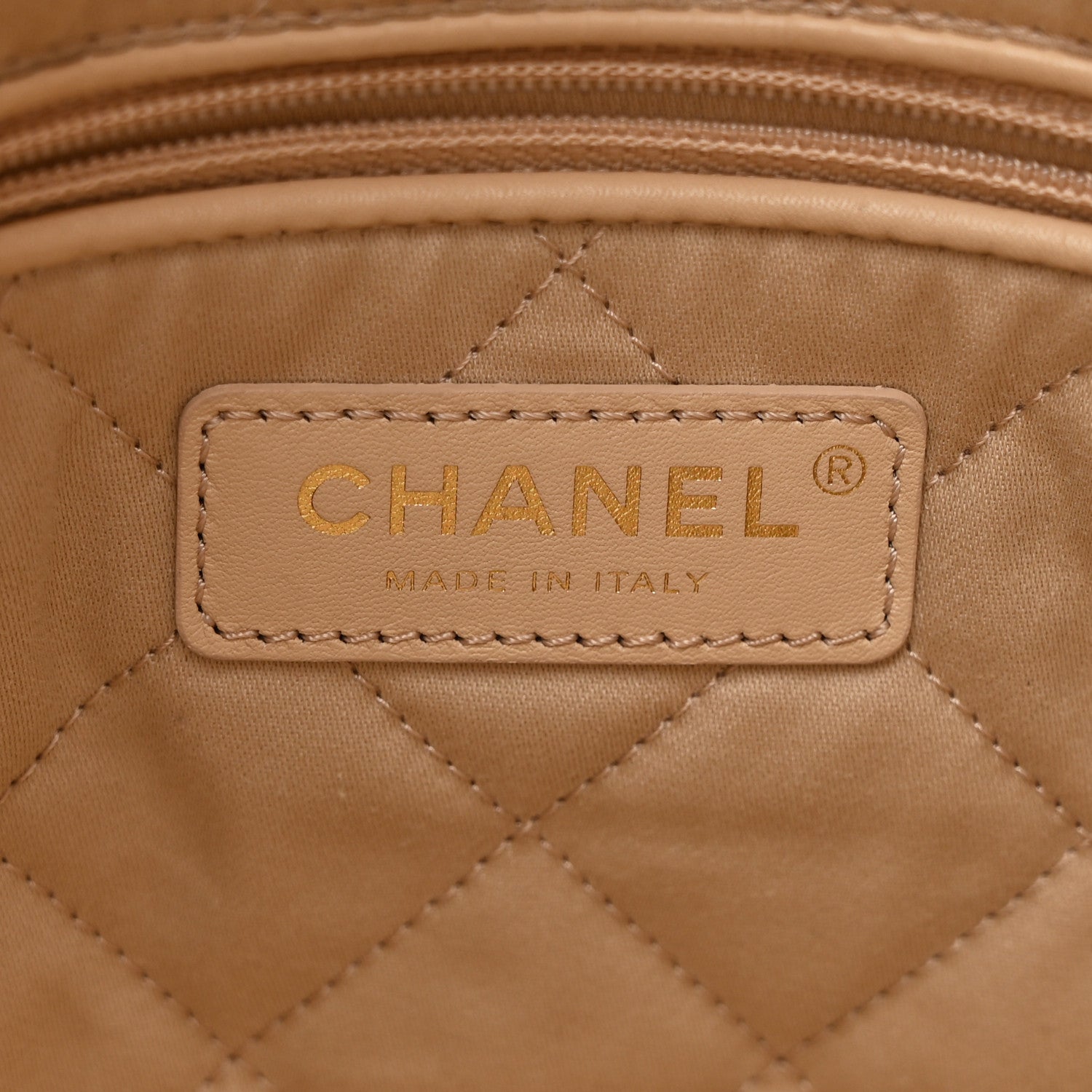 Chanel Shiny Calfskin Quilted Small Chanel 22 White
