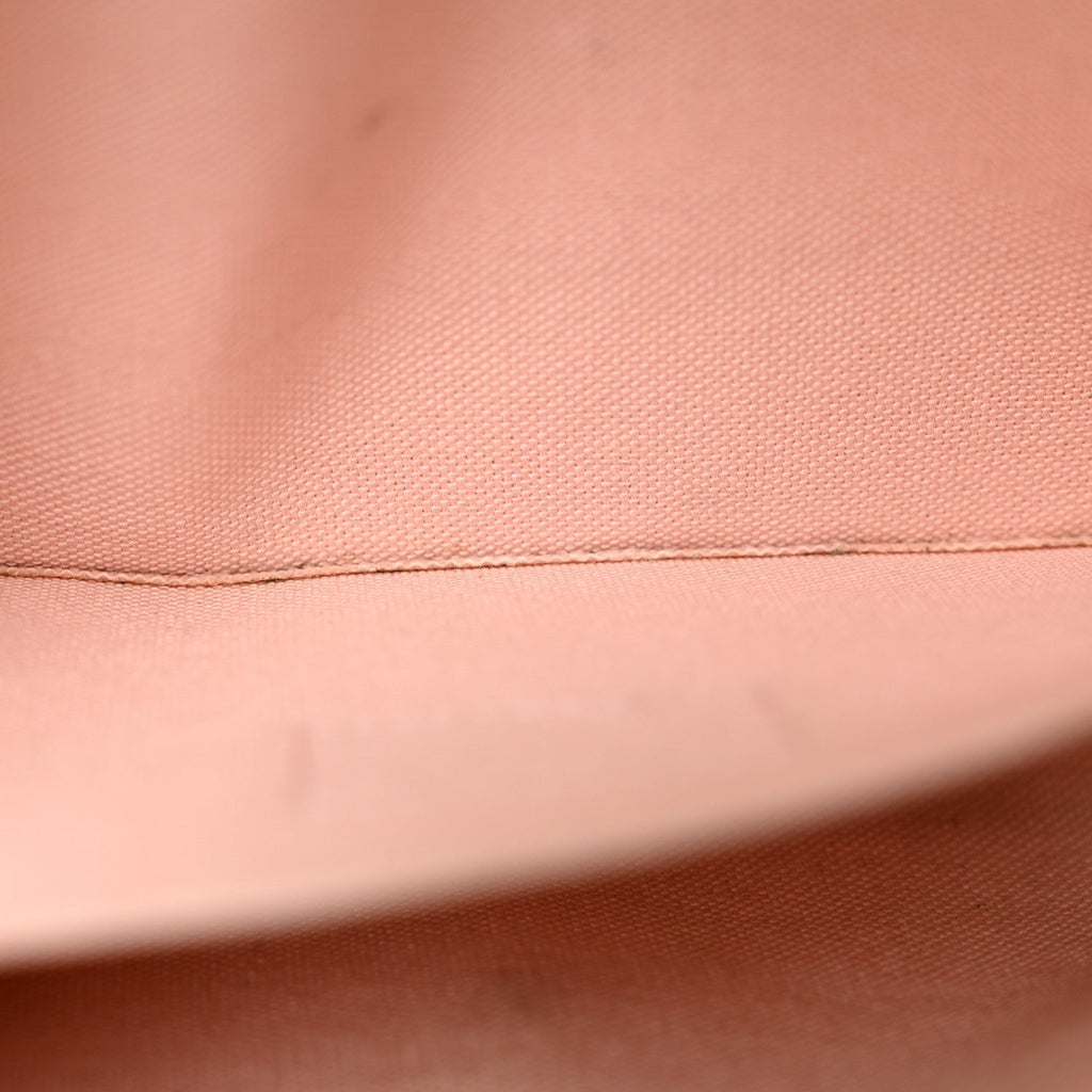 Louis Vuitton Damier Azur Pochette Felicie Chain Wallet Rose Ballerine