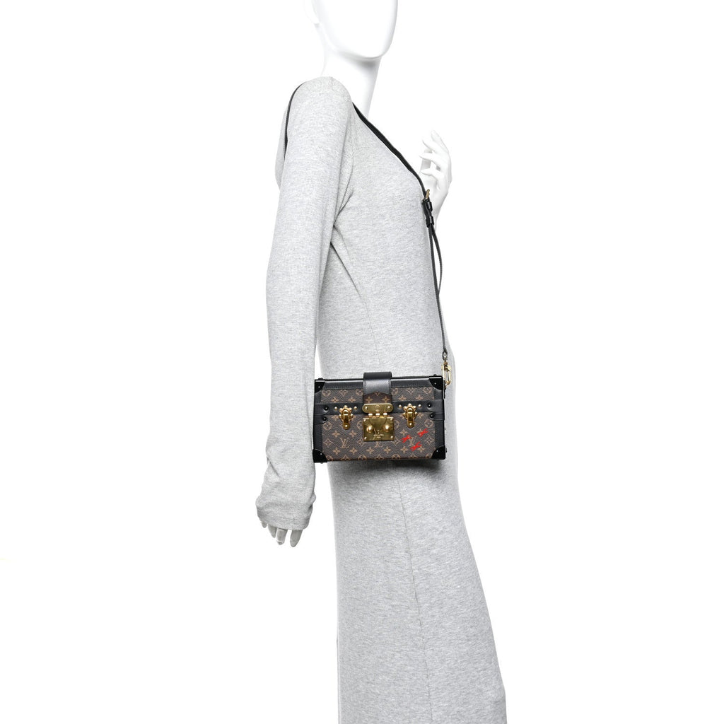 Louis Vuitton Monogram Petite Malle Black