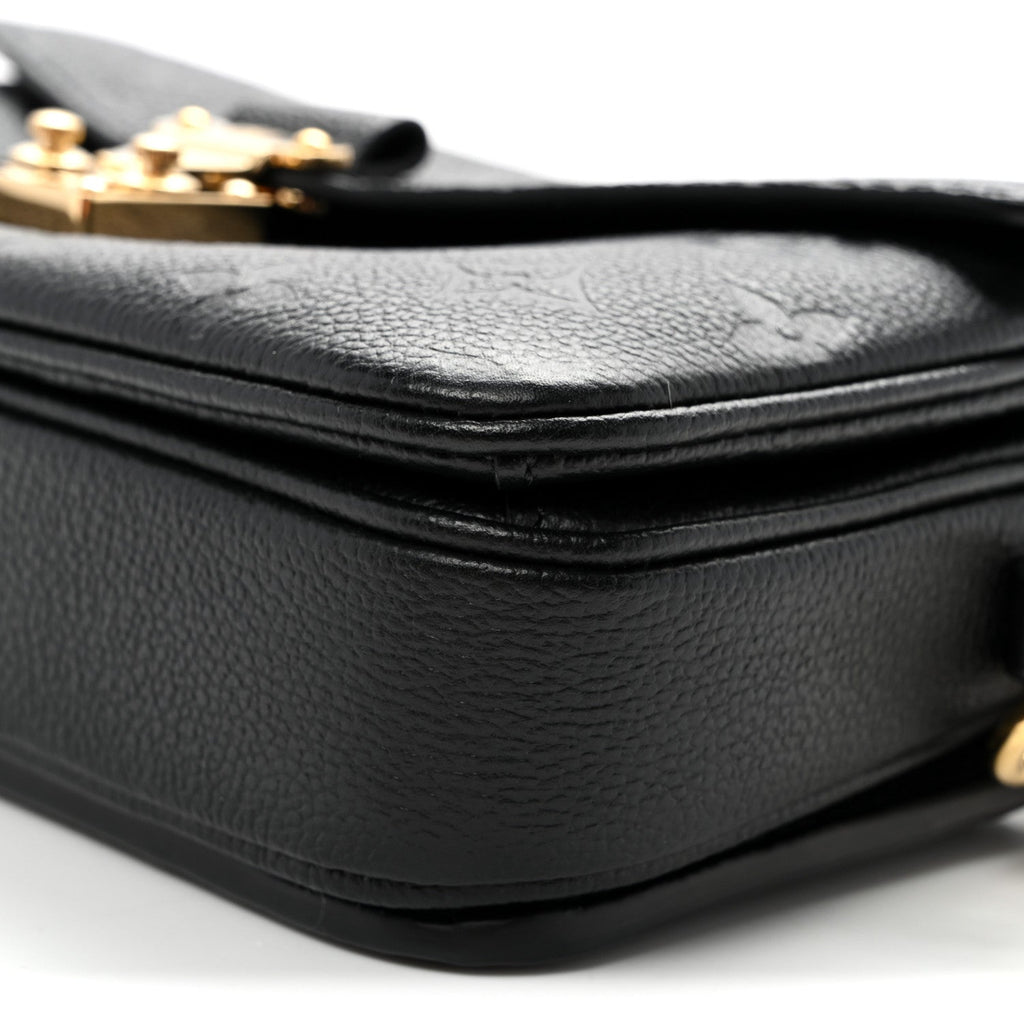 Louis Vuitton Empreinte Pochette Metis East West Black