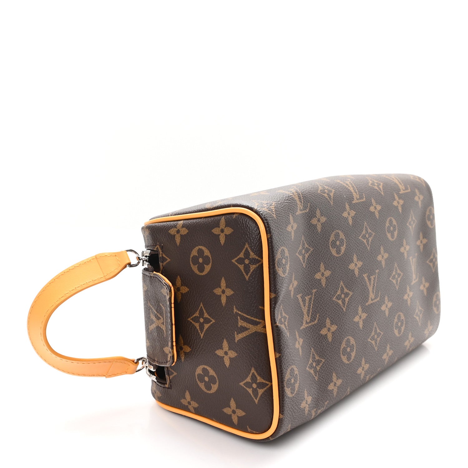 Louis Vuitton Monogram Macassar Dopp Kit Toilet Pouch Safran Yellow