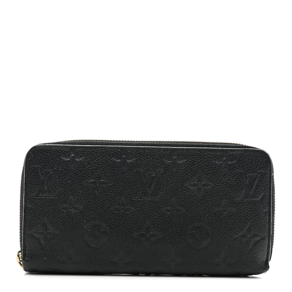 Louis Vuitton Empreinte Zippy Wallet Black