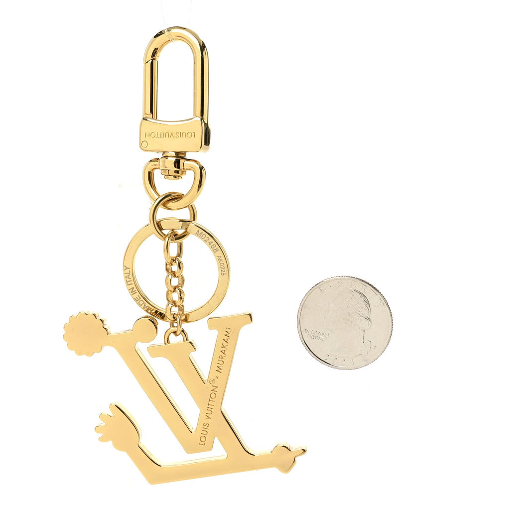 Louis Vuitton LV X TM Iconic Superflat Bag Charm Key Holder Multicolor