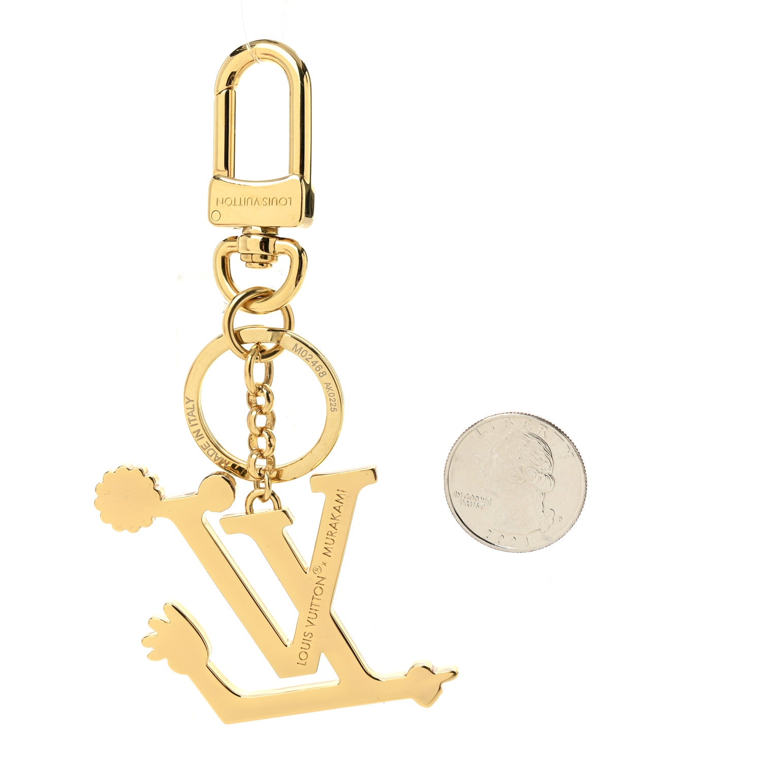 Louis Vuitton LV X TM Iconic Superflat Bag Charm Key Holder Multicolor