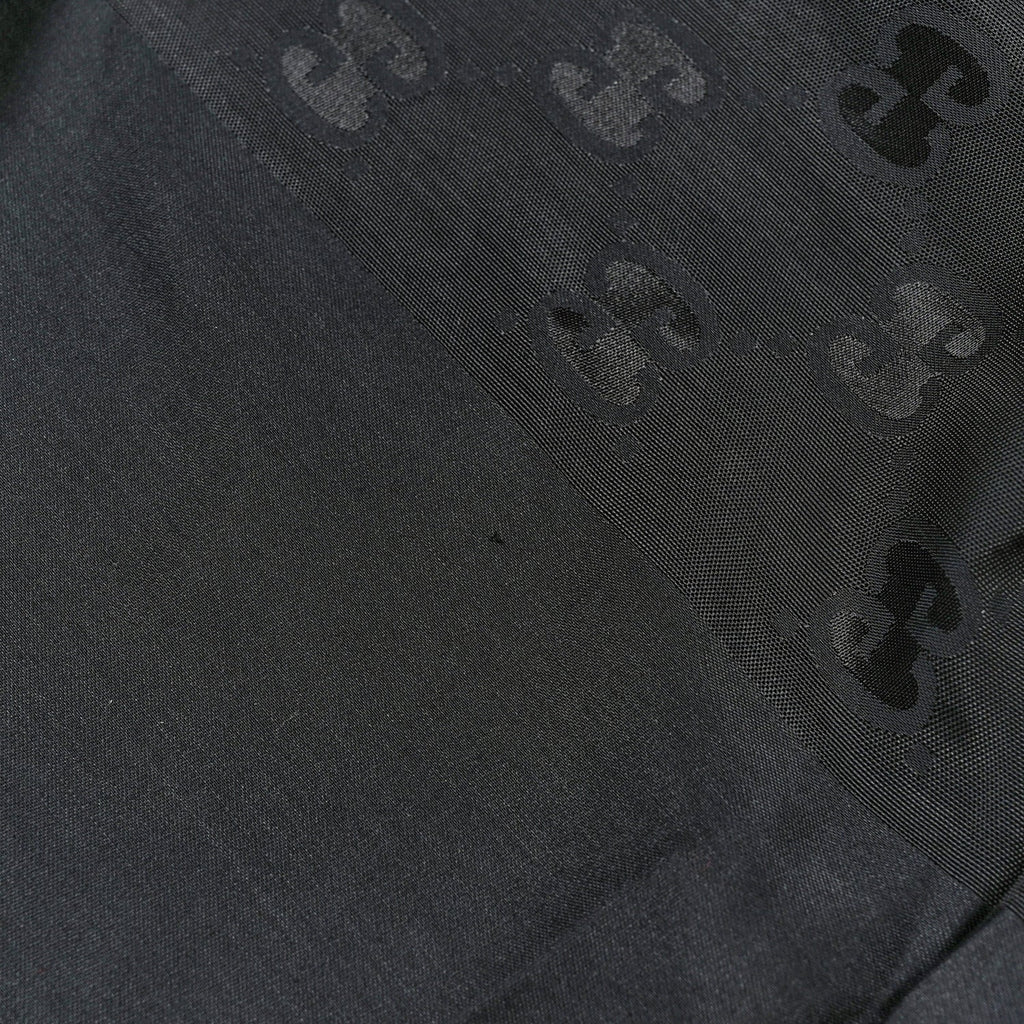 Gucci Viscose Modal GG Monogram Square Shawl Black