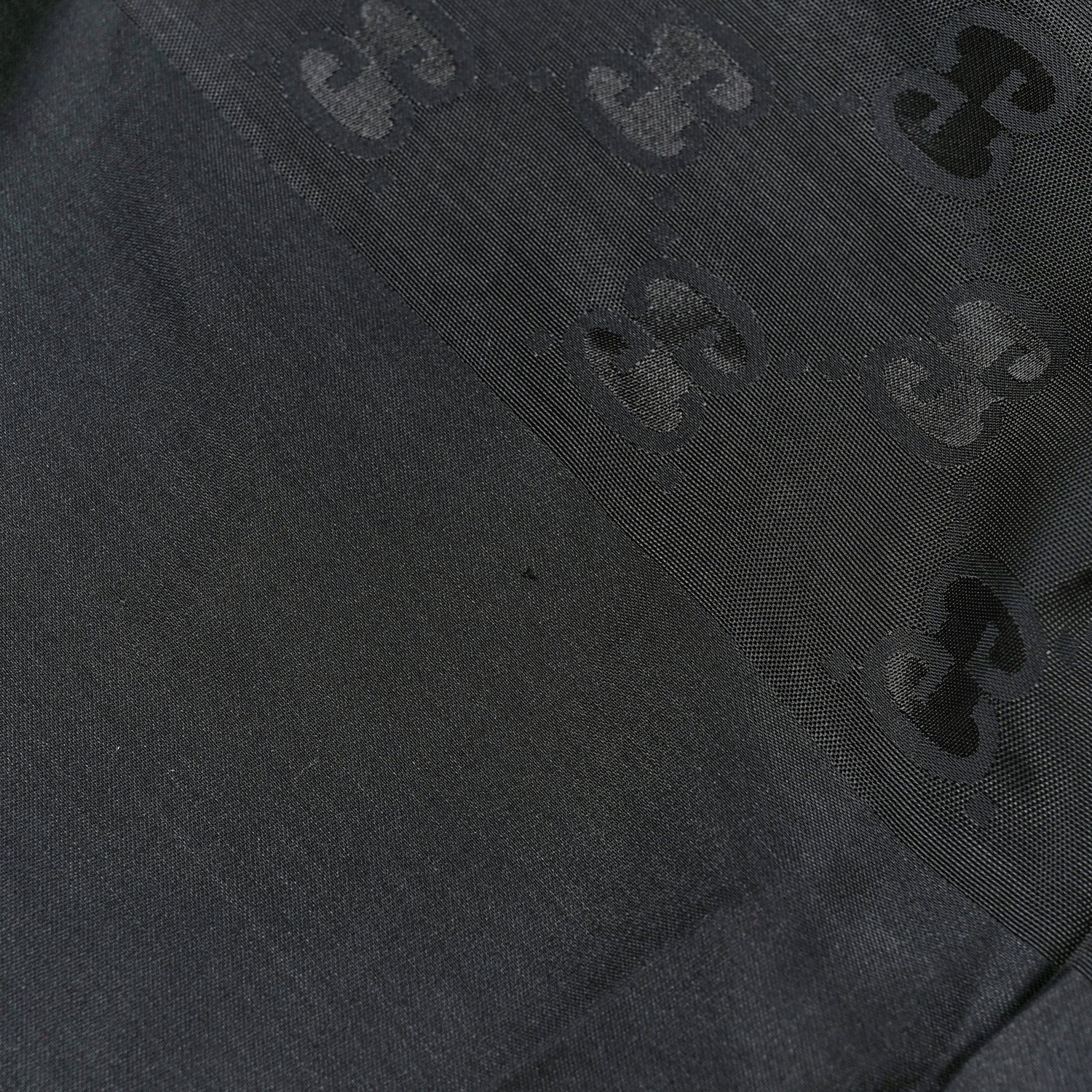 Gucci Viscose Modal GG Monogram Square Shawl Black