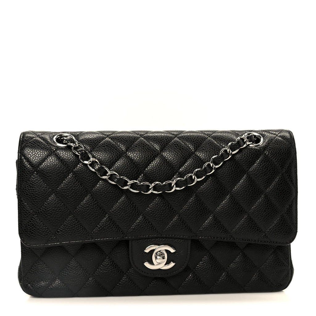 Chanel Caviar Quilted Medium Double Flap Black