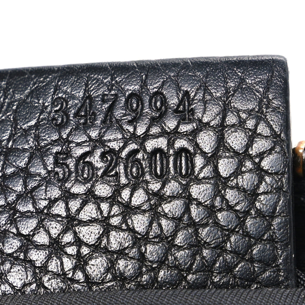 Gucci Pebbled Calfskin Small Soho Disco Bag Black