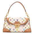 Louis Vuitton Monogram Multicolor Beverly MM White