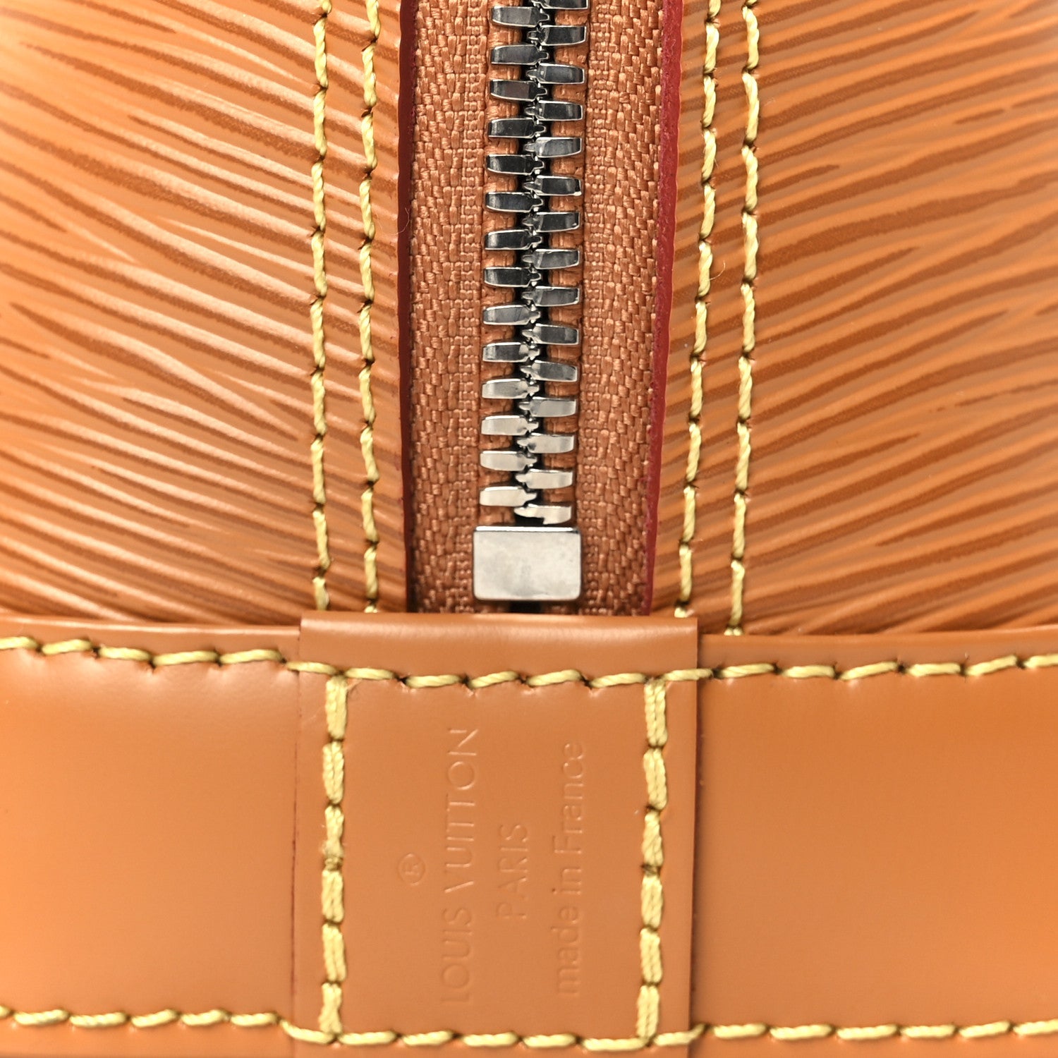 Louis Vuitton Epi Jacquard Alma BB Honey Gold