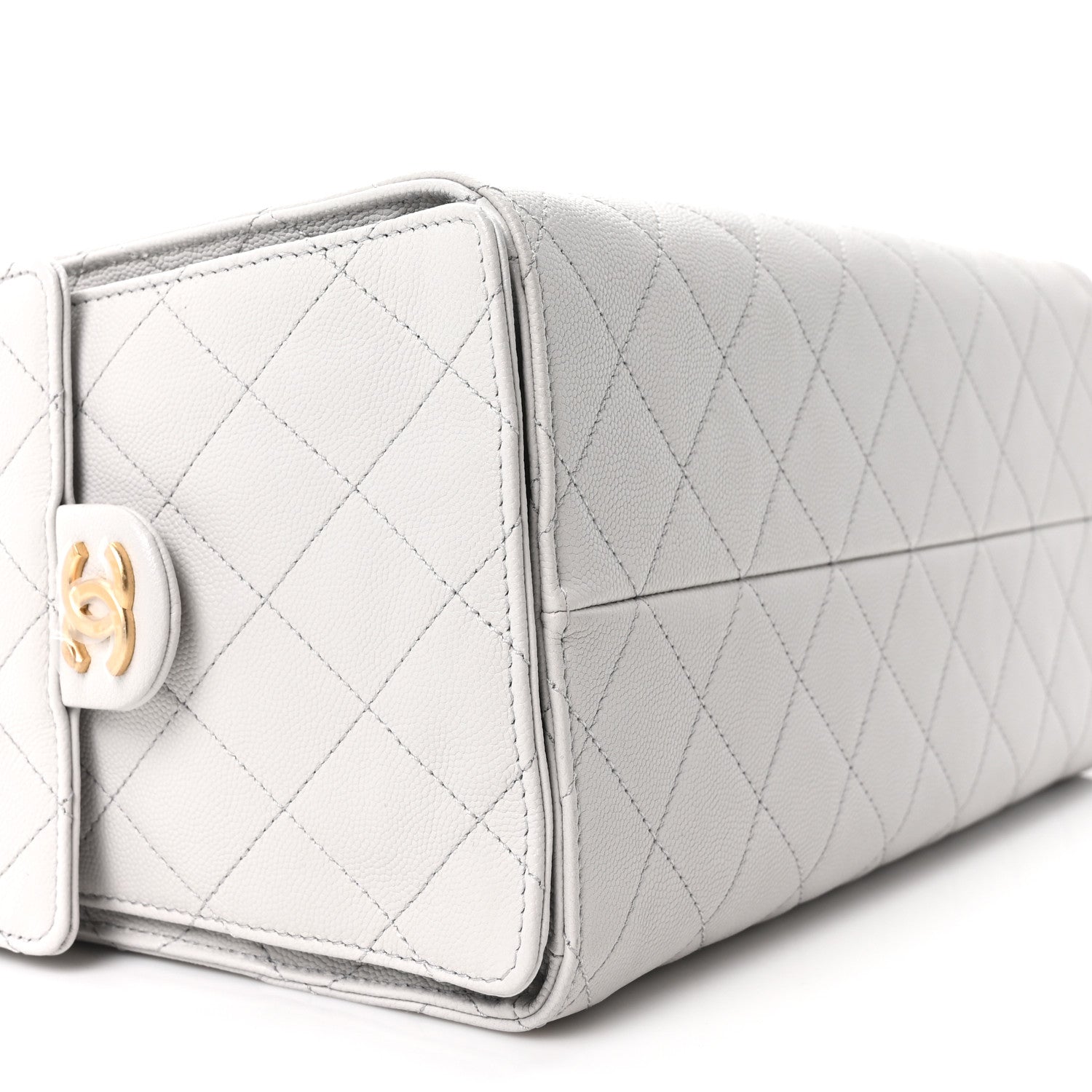Chanel Caviar Quilted Medium Chanel 25 Handbag Light Gray