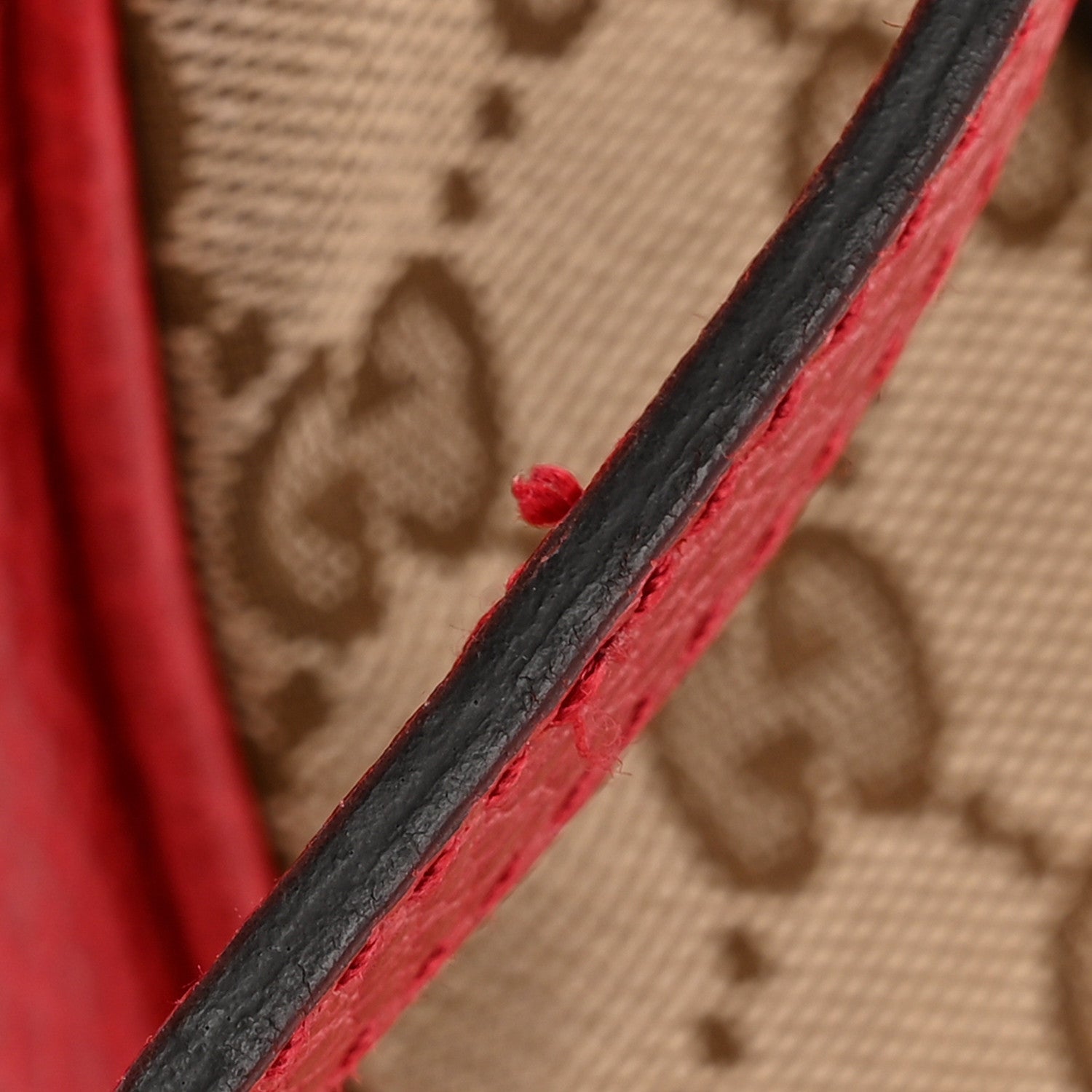Gucci Monogram Small Bree Tote Red