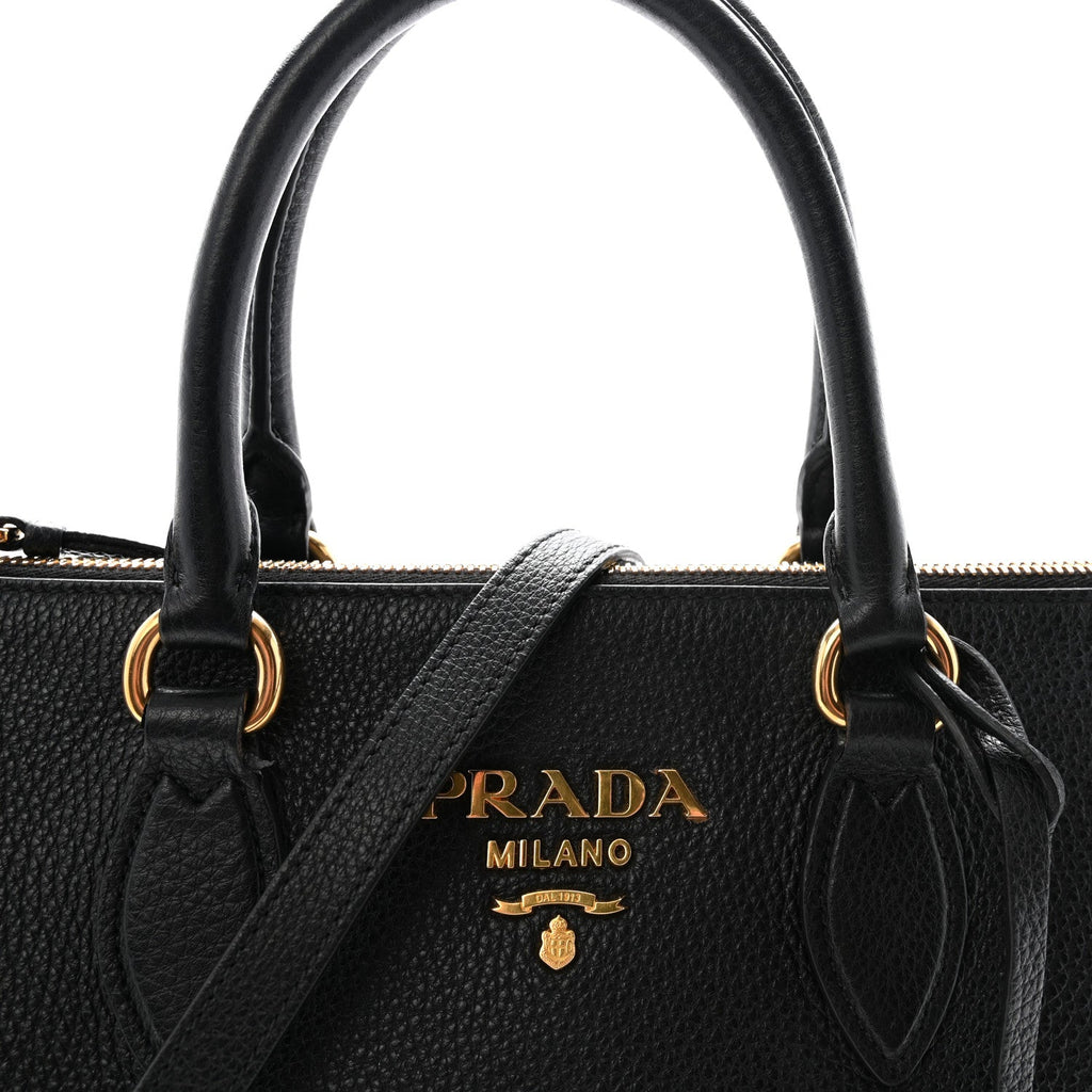 Prada Vitello Phenix Tote Black