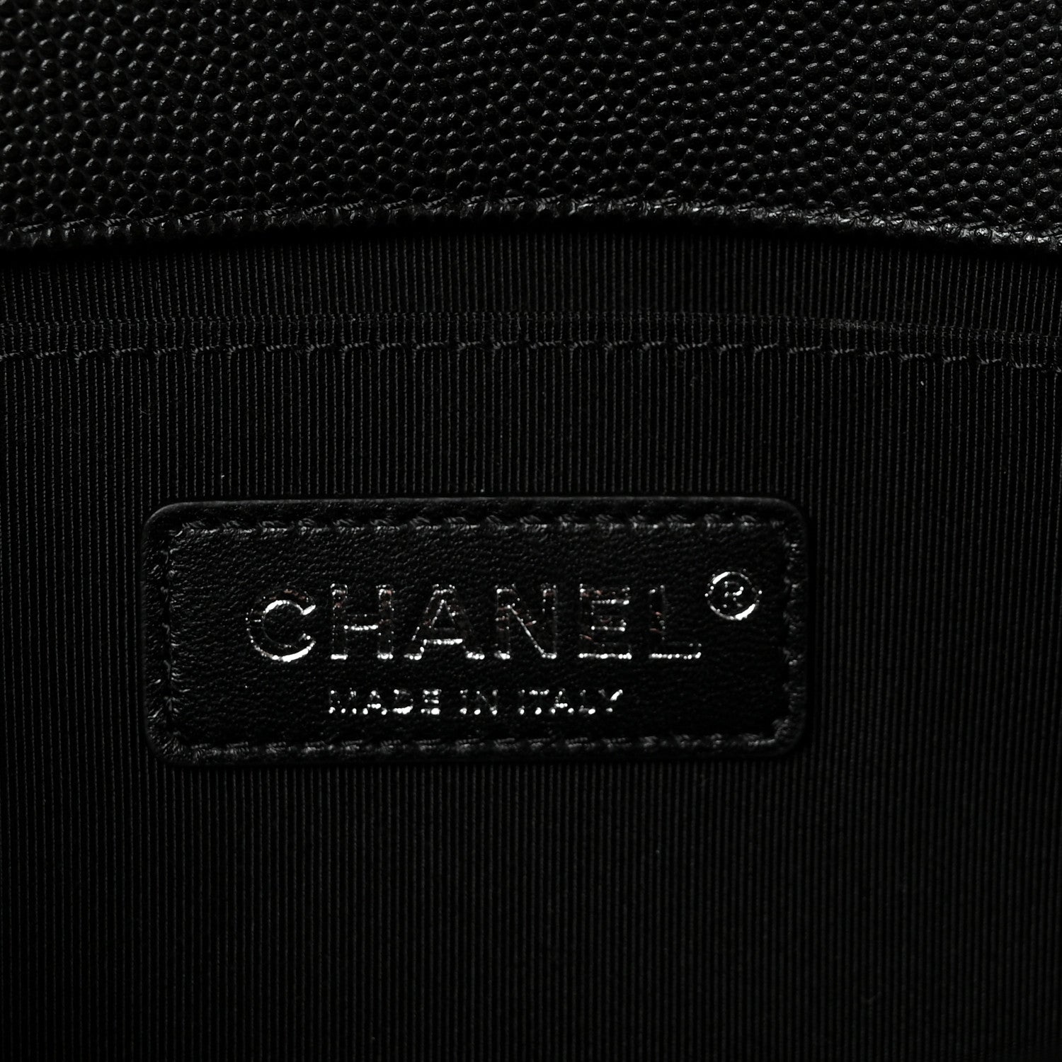 Chanel Caviar Quilted Medium Boy Flap Black