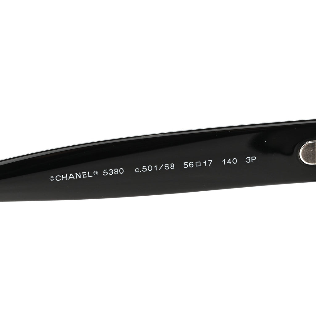 Acetate Polarized Square CC Sunglasses 5380 Black