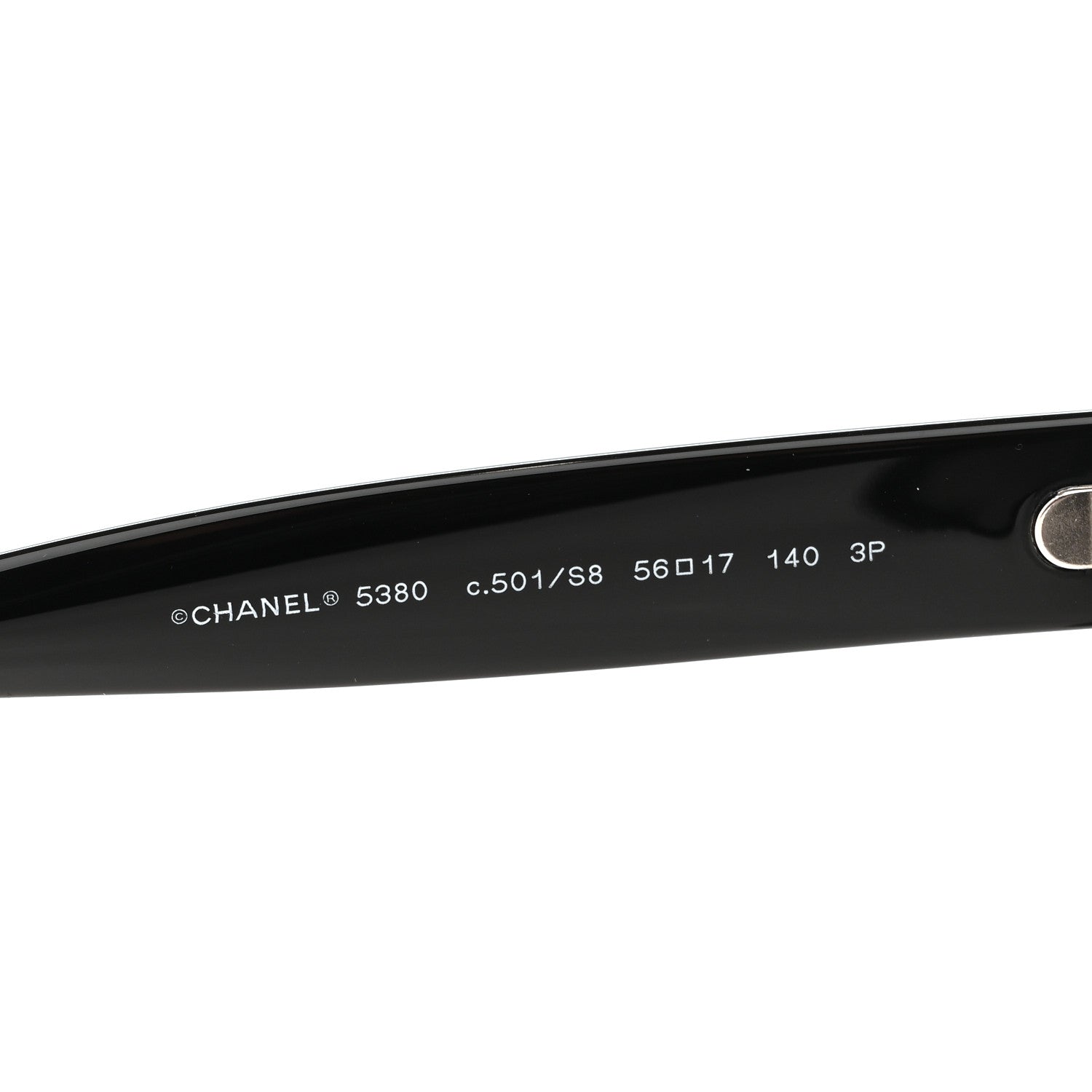 Acetate Polarized Square CC Sunglasses 5380 Black