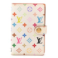 Louis Vuitton Monogram Multicolor Carnet de Bal Mini Agenda Cover White
