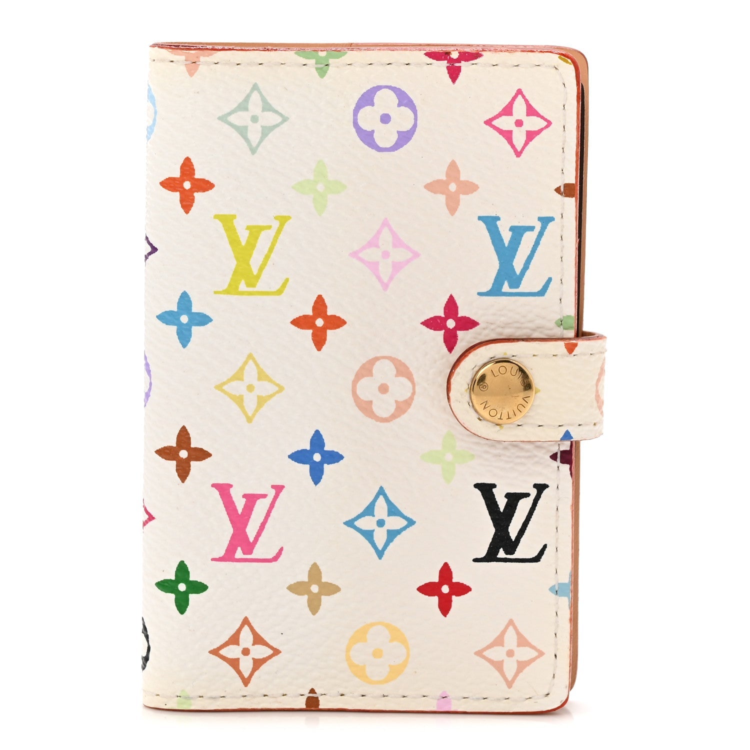 Louis Vuitton Monogram Multicolor Carnet de Bal Mini Agenda Cover White