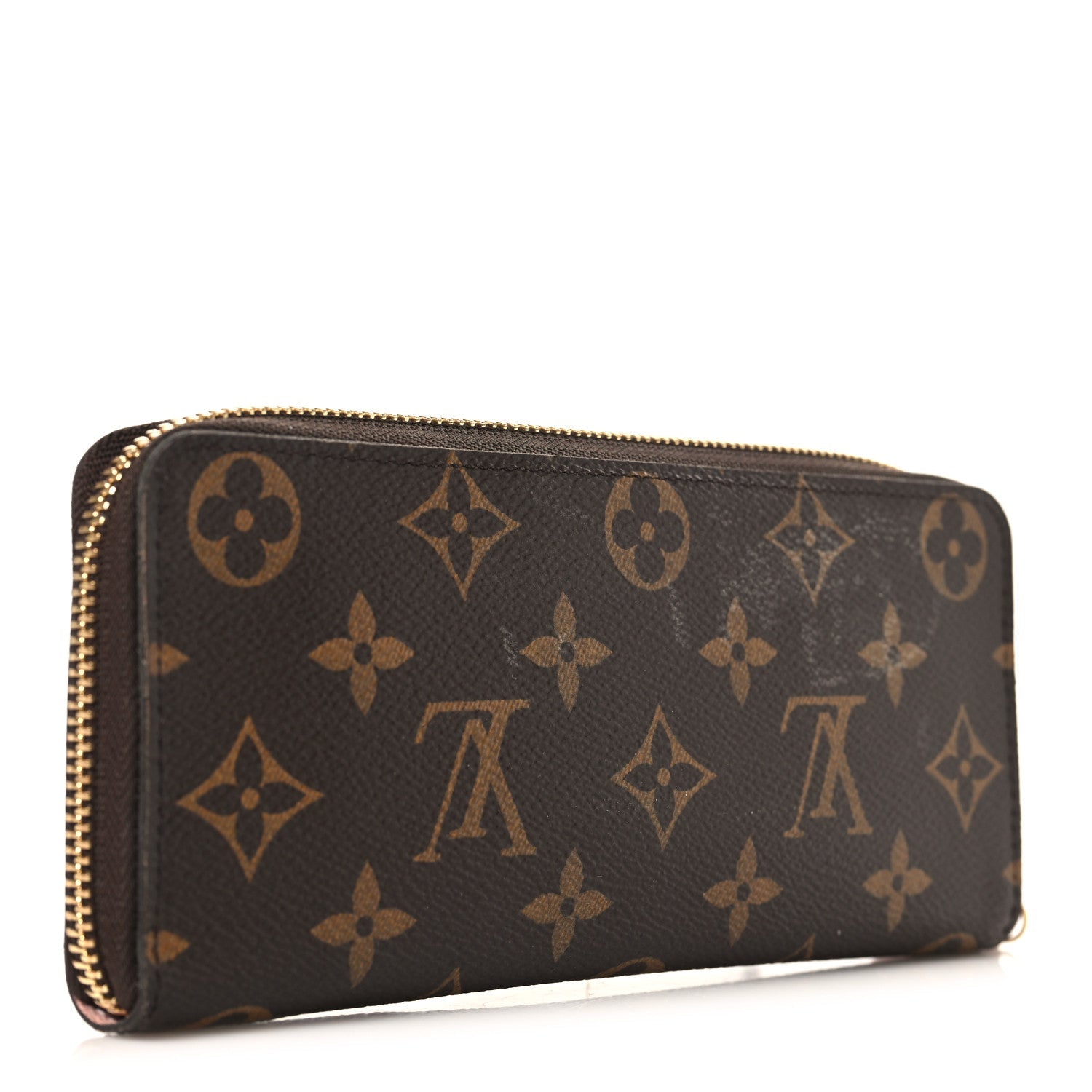 Louis Vuitton Monogram Clemence Wallet Rose Ballerine