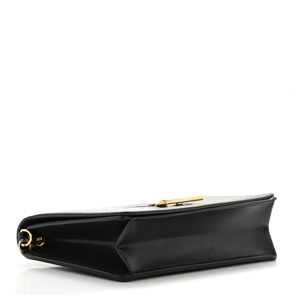 Louis Vuitton Epi Twist Belt Chain Wallet Black