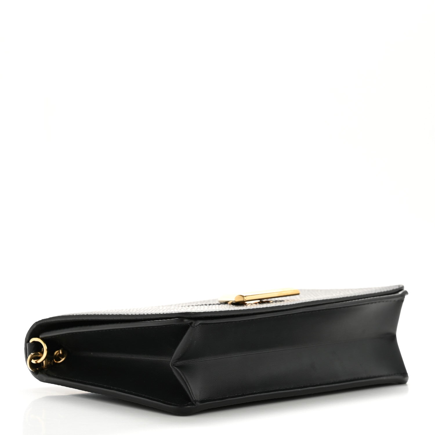 Louis Vuitton Epi Twist Belt Chain Wallet Black