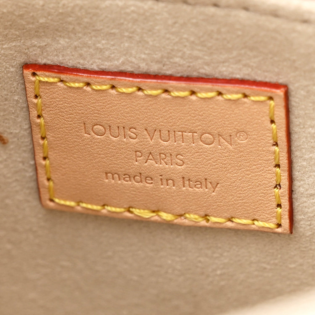 Louis Vuitton Monogram Damier Calfskin Romance Onthego PM Azure Blue Sand