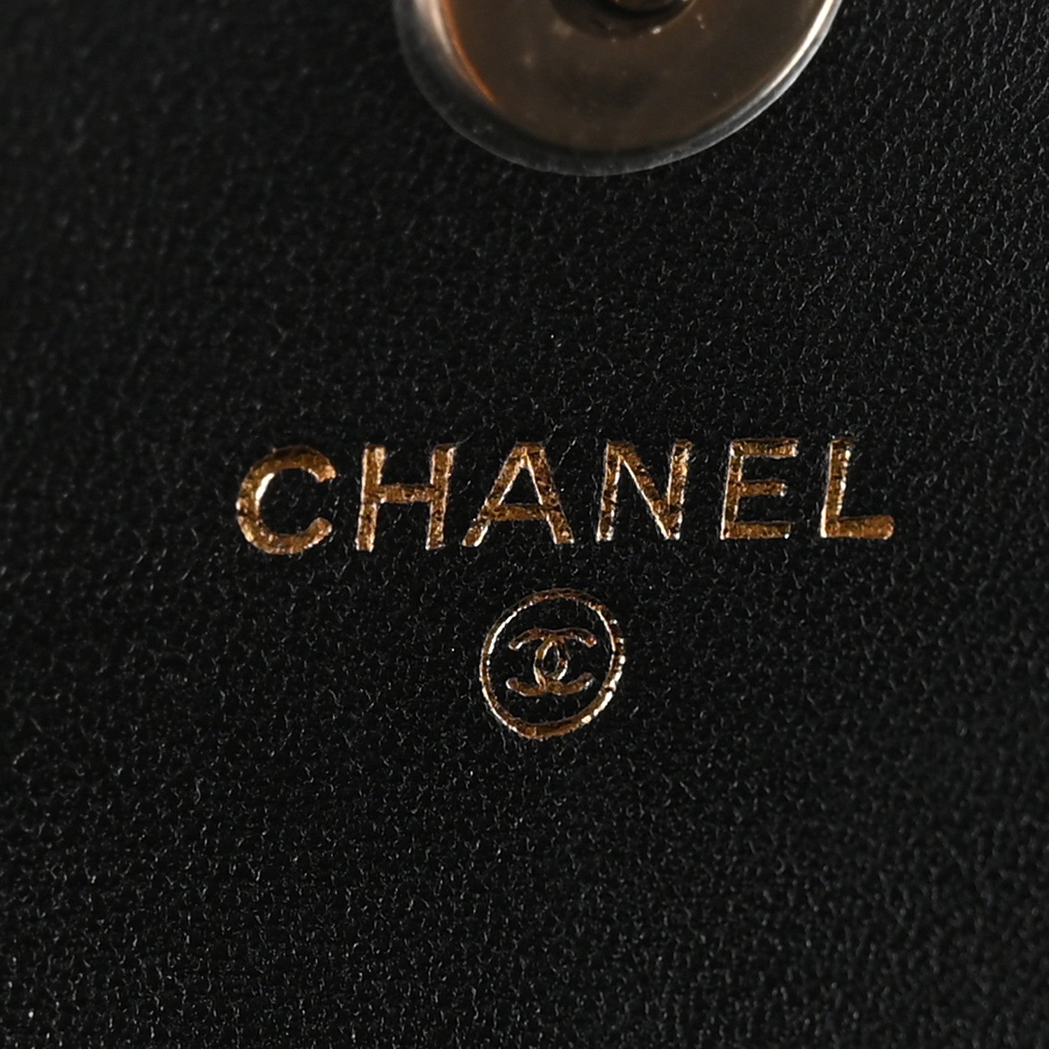 Chanel Lambskin Quilted Pearl Top Handle Clutch With Chain Black