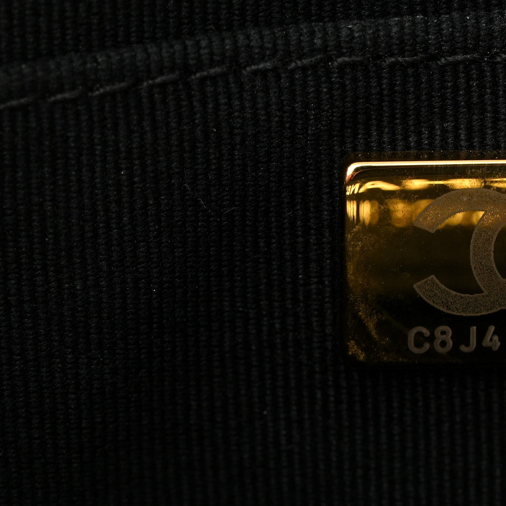 Chanel Calfskin Quilted Small Camera Case Black
