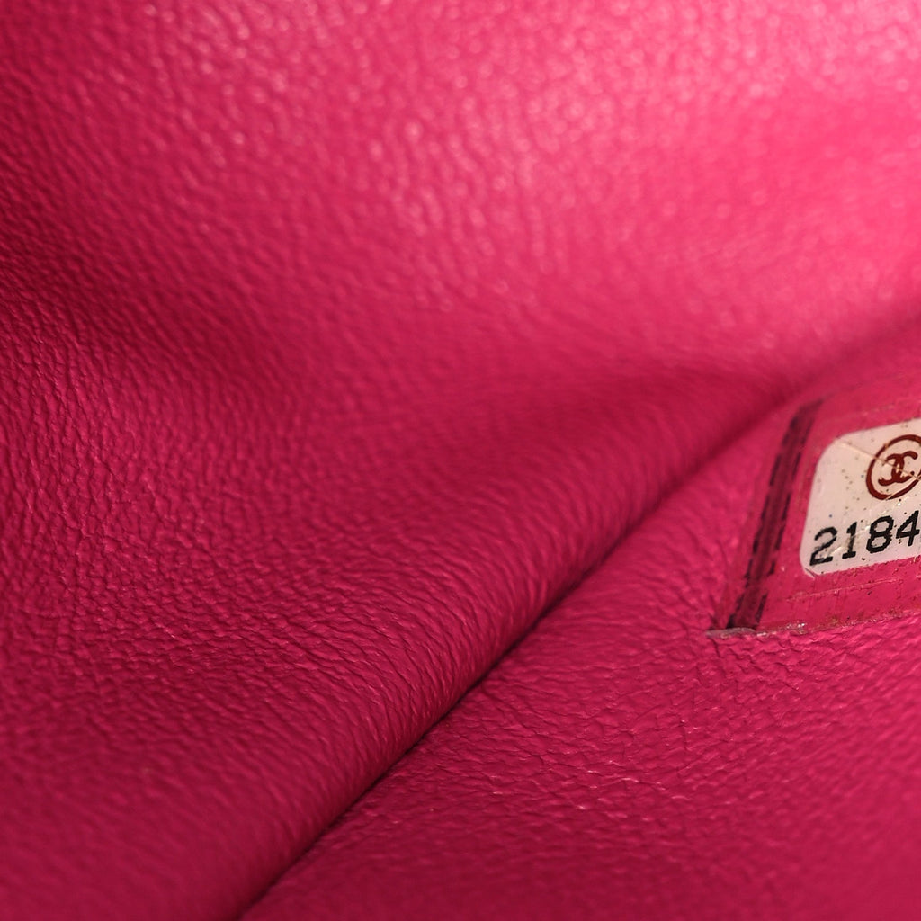 Chanel Lambskin Quilted Mini Square Flap Pink
