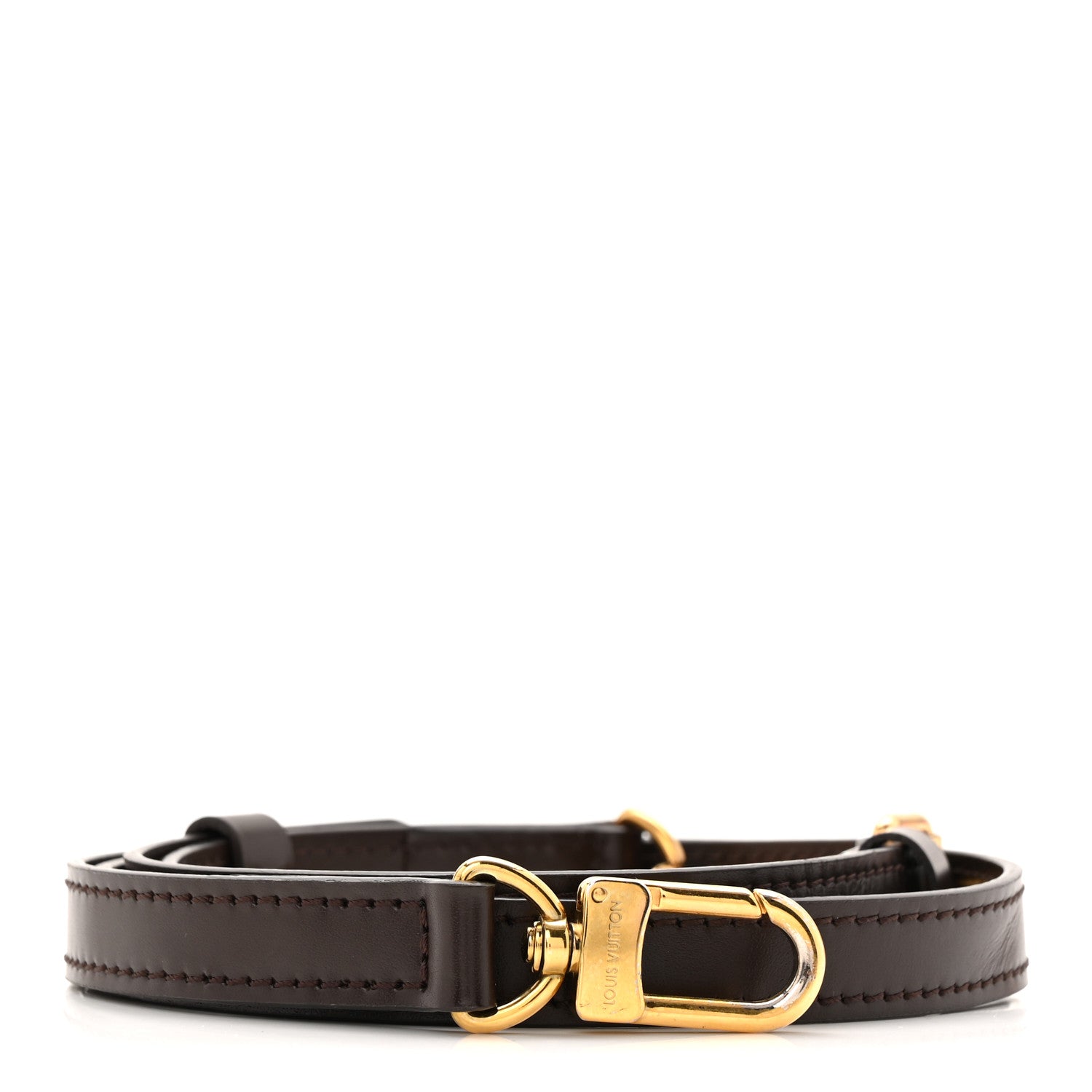 Louis Vuitton Calfskin 16mm Adjustable Shoulder Strap Ebene