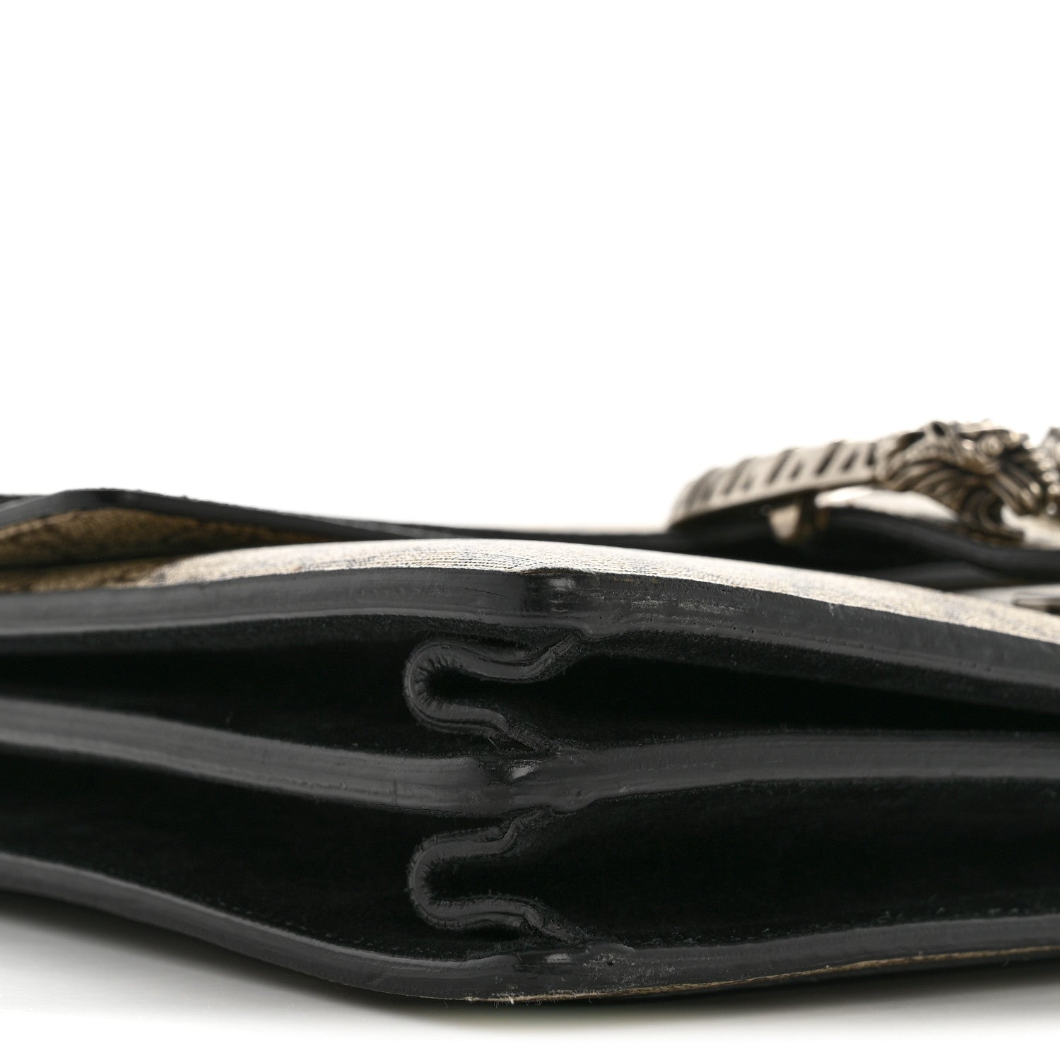 Gucci GG Supreme Monogram Medium Dionysus Shoulder Bag Black