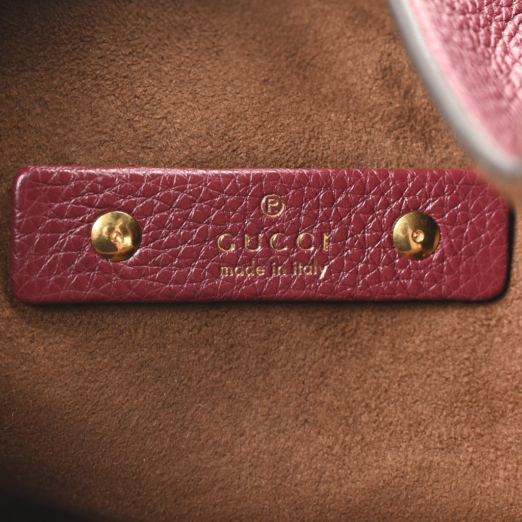 Gucci Grained Calfskin Softbit Maxi Shoulder Bag Rosso Ancora Red