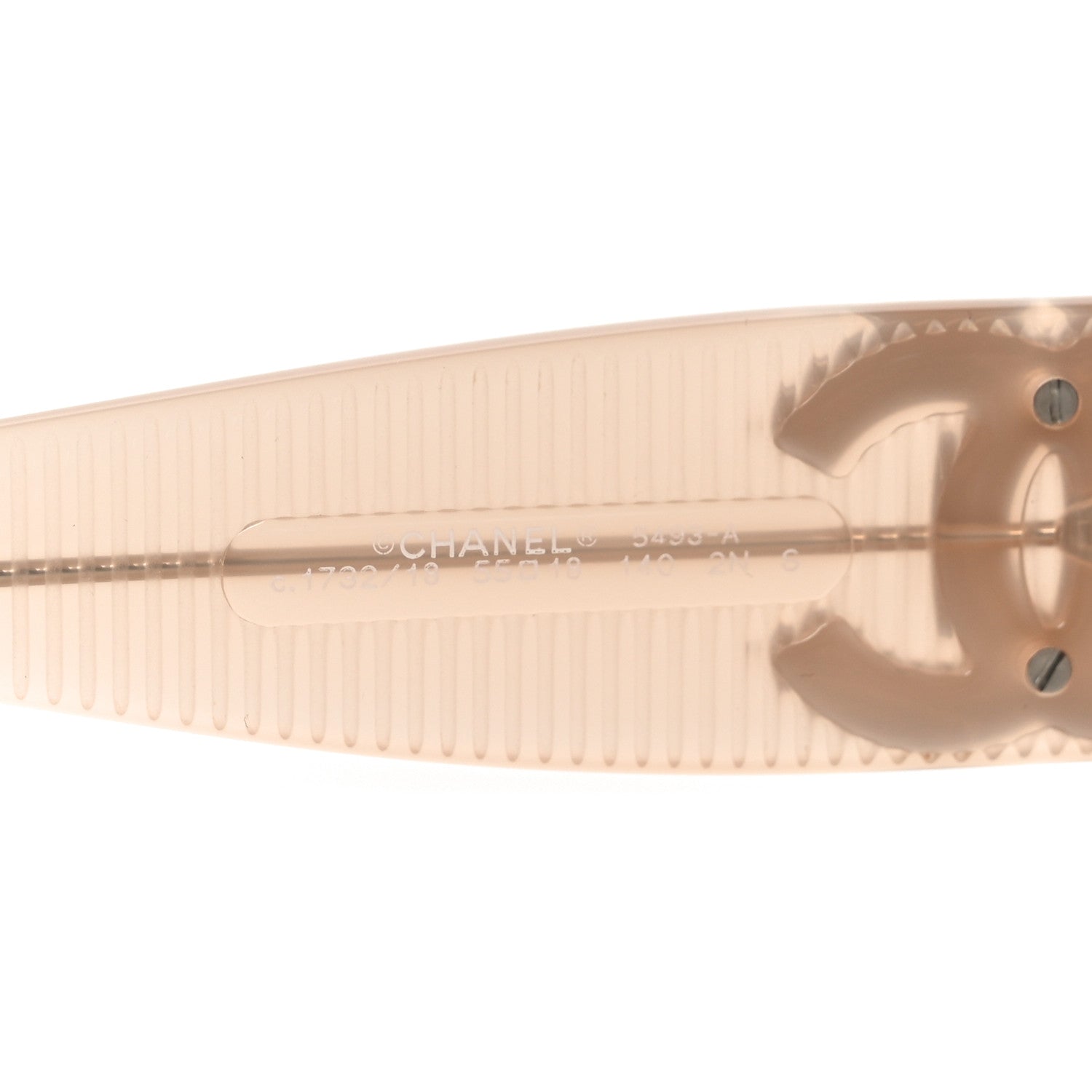Acetate Rectangle Sunglasses 5493-A Light Pink