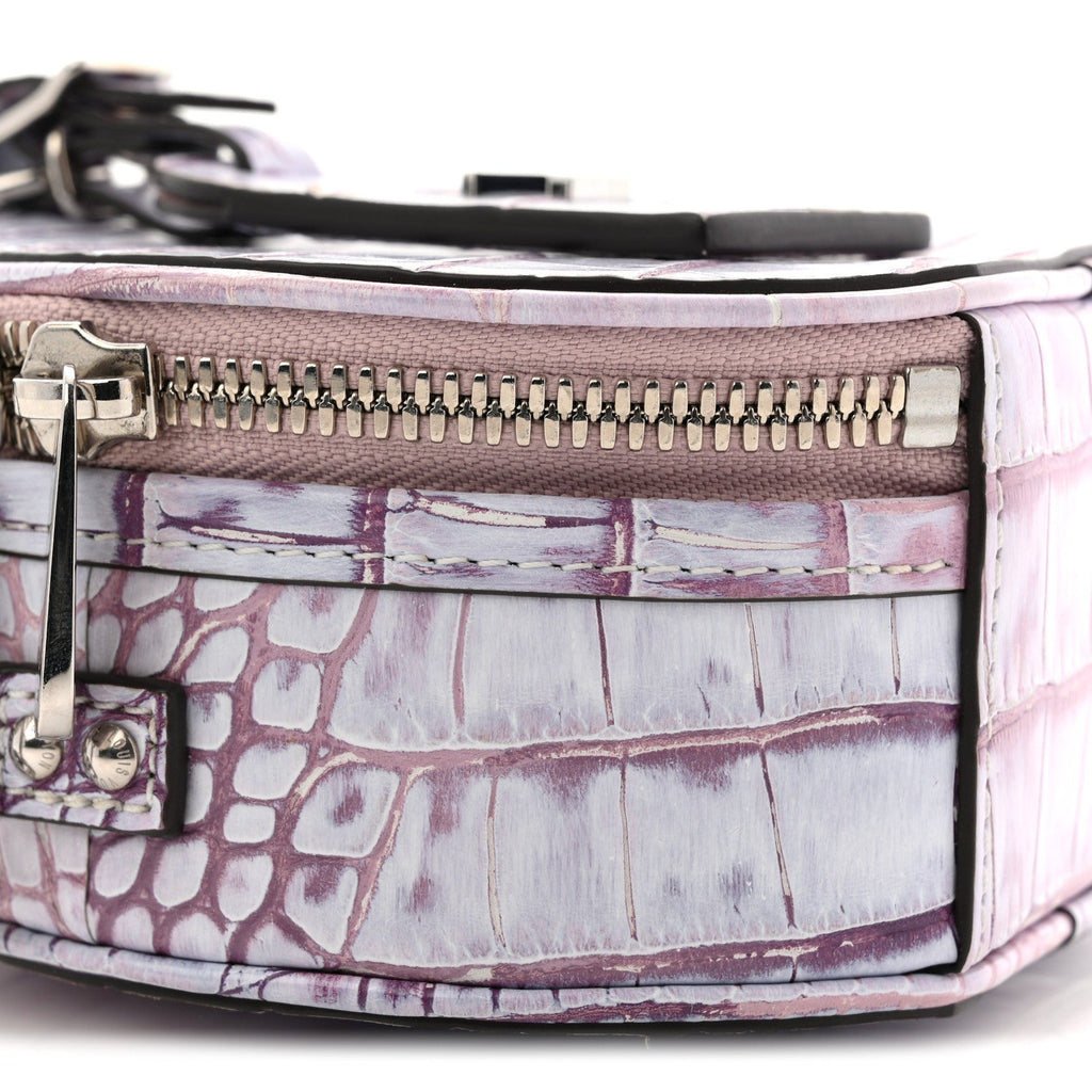 Louis Vuitton Crocodile Mini Boite Chapeau Light Purple