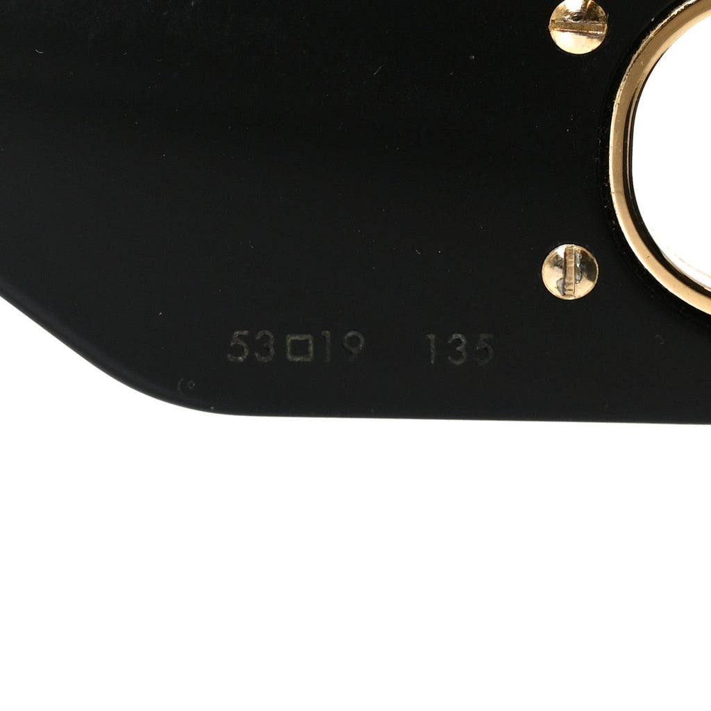 Louis Vuitton Acetate LV Link Square Sunglasses Z1478W Black