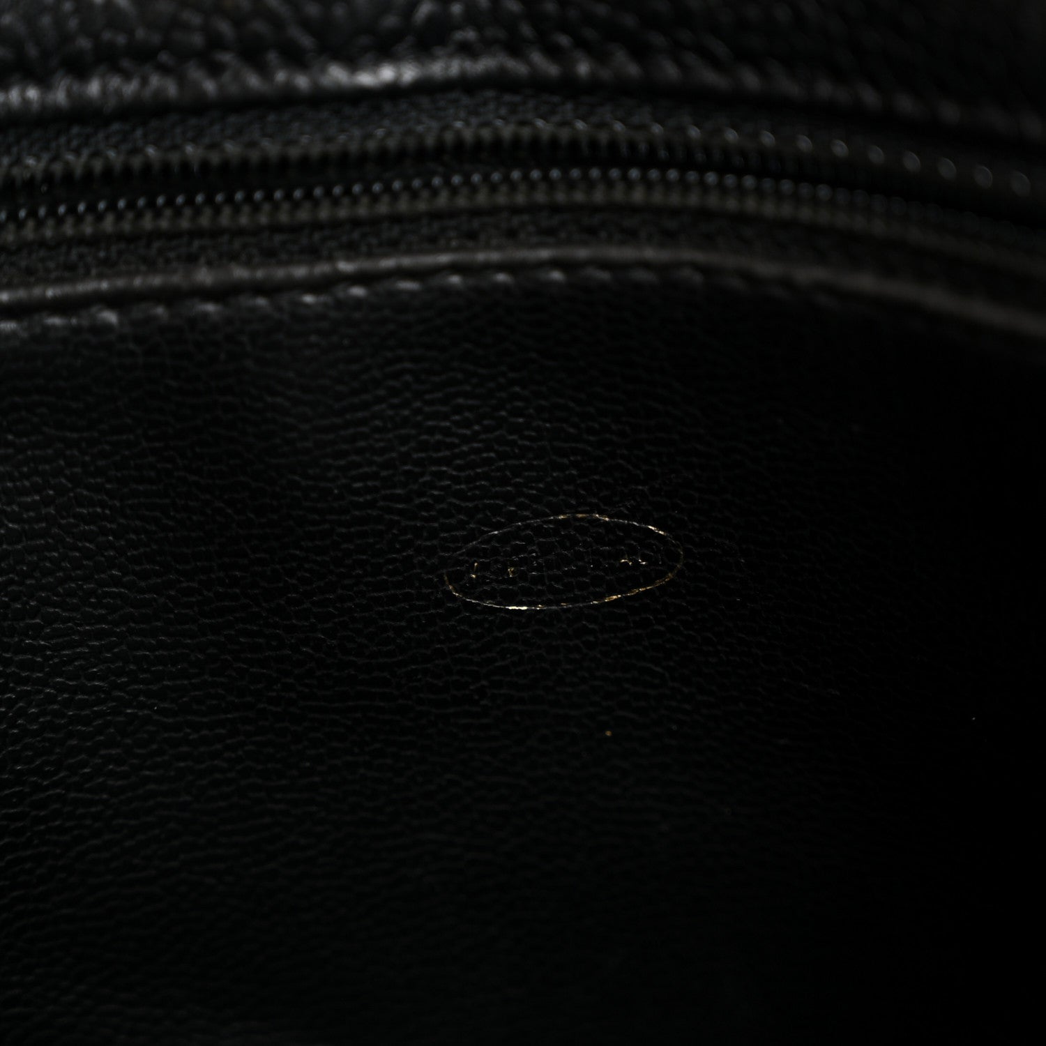 Chanel Caviar CC Flap Shoulder Bag Black