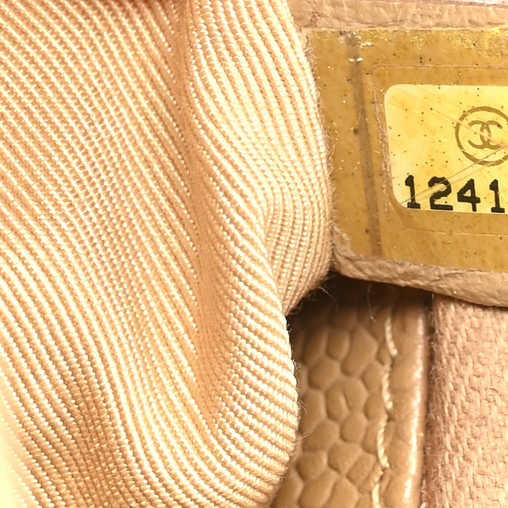 Chanel Caviar Quilted Grand Shopping Tote GST Beige