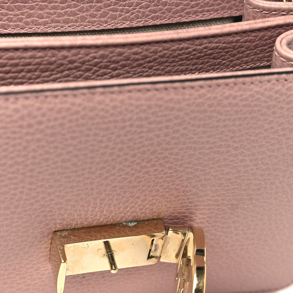 Gucci Dollar Calfskin Small Interlocking G Shoulder Bag Soft Pink