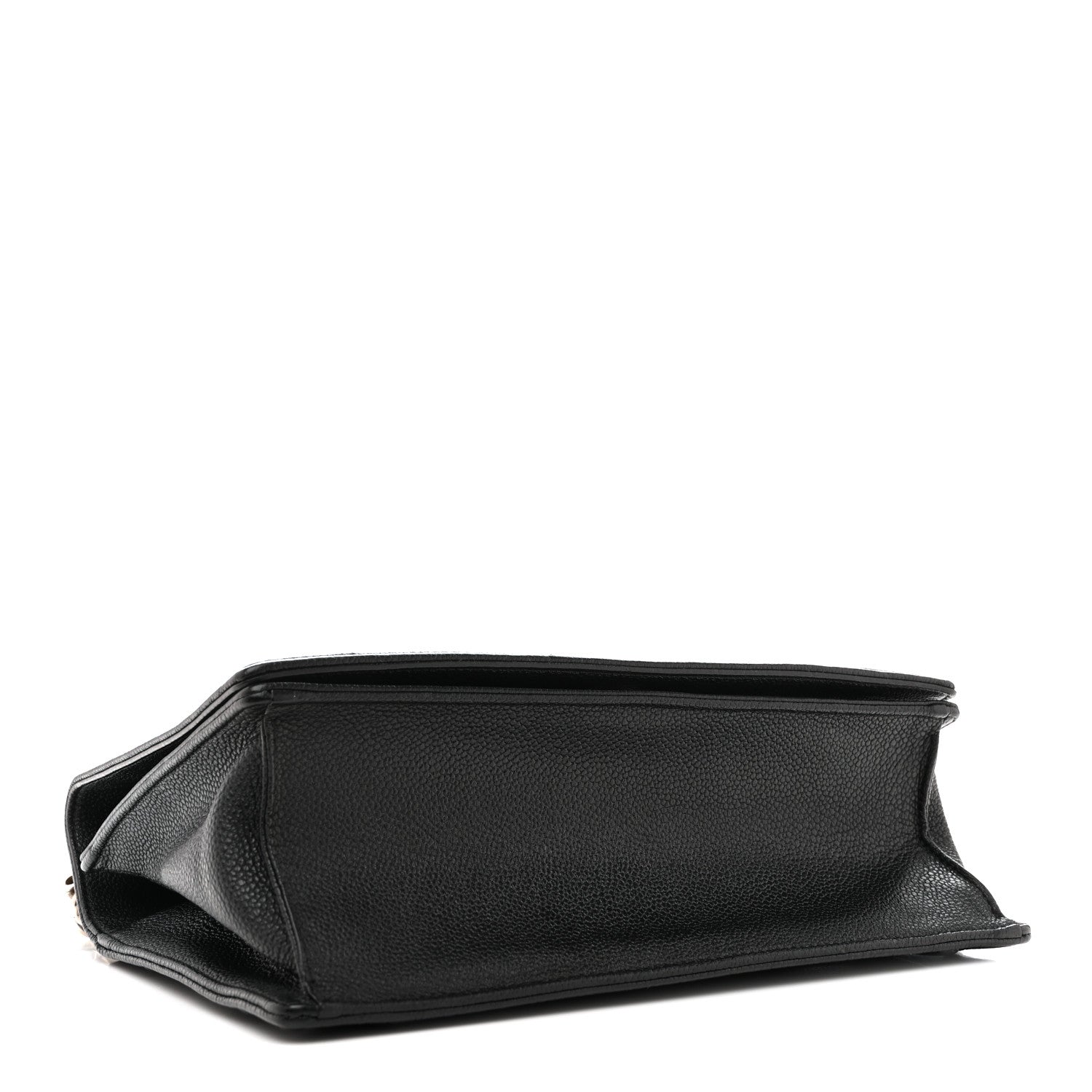 Christian Dior Grained Calfskin Medium Diorama Flap Bag Black